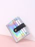 Holographic Snap Button Card Holder