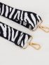 Zebra Striped Pattern Bag Strap