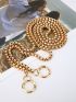 Minimalist Chain Decor Bag Strap
