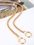 Minimalist Chain Decor Bag Strap