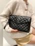 Minimalist Quilted Clutch Bag