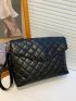 Minimalist Quilted Clutch Bag