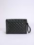 Minimalist Quilted Clutch Bag