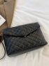 Minimalist Quilted Clutch Bag