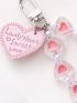 Heart Decor Bag Charm