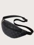 Quilted Pattern Fanny Pack