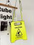 Mini Warning Sign Design Novelty Bag