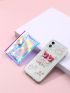 Holographic Snap Button Purse