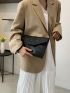 Quilted Pattern Clutch Bag