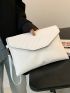 Quilted Pattern Clutch Bag