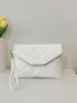 Quilted Pattern Clutch Bag