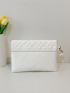 Quilted Pattern Clutch Bag