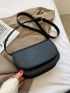 Minimalist Flap Saddle Bag