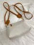 Minimalist Ruched Crossbody Bag