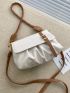 Minimalist Ruched Crossbody Bag