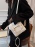Mini Letter Graphic Flap Backpack
