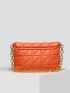Minimalist Quilted Chain Square Bag
