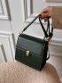 Mini Minimalist Push Lock Crossbody Bag
