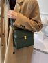 Mini Minimalist Push Lock Crossbody Bag