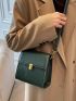 Mini Minimalist Push Lock Crossbody Bag