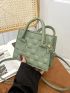 Mini Stitch Detail Square Bag