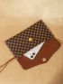 Floral Flap Design Long Wallet