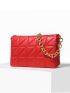 Quilted Flap Chain Bag