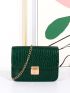 Mini Push Lock Flap Chain Bag