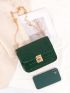 Mini Push Lock Flap Chain Bag