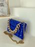 Minimalist Chain Ruched Bag