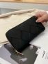 Minimalist Braided Design Long Wallet