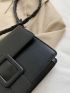 Mini Buckle Decor Flap Square Bag