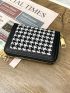 Houndstooth Pattern Small Wallet