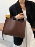 Minimalist Top Handle Bag