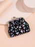 Holographic Geometric Graphic Coin Case