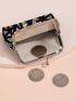 Holographic Geometric Graphic Coin Case