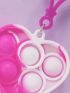 Tie Dye Heart Decor Bag Charm