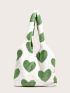 Heart Graphic Shopper Bag