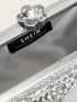 Rhinestone & Glitter Decor Box Bag