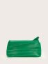 Striped Detail Knot Detail Clutch Bag