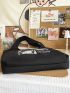 Letter Graphic Shopper Bag