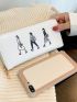 Figure Graphic Clutch Bag