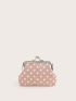 Polka Dot Kiss Lock Coin Purse