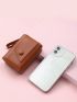 Fold Over Snap Button Small Wallet