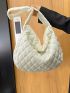 Minimalist Quilted Shoulder Bag