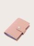 Minimalist Snap Button Card Holder