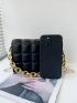Mini Minimalist Plaid Chain Flap Square Bag