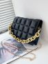 Mini Minimalist Plaid Chain Flap Square Bag