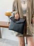 Minimalist Textured Clutch Bag