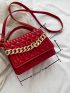 Mini Quilted Chain Square Bag